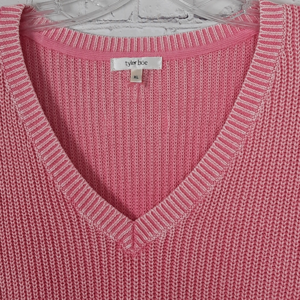 Tyler Boe Mineral Wash Cotton V-neck Side Zip XL - Picture 10 of 15